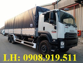 XE ISUZU FVM THÙNG BUNG NHOM