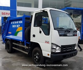 XE TẢI ISUZU QKRF ÉP RÁC