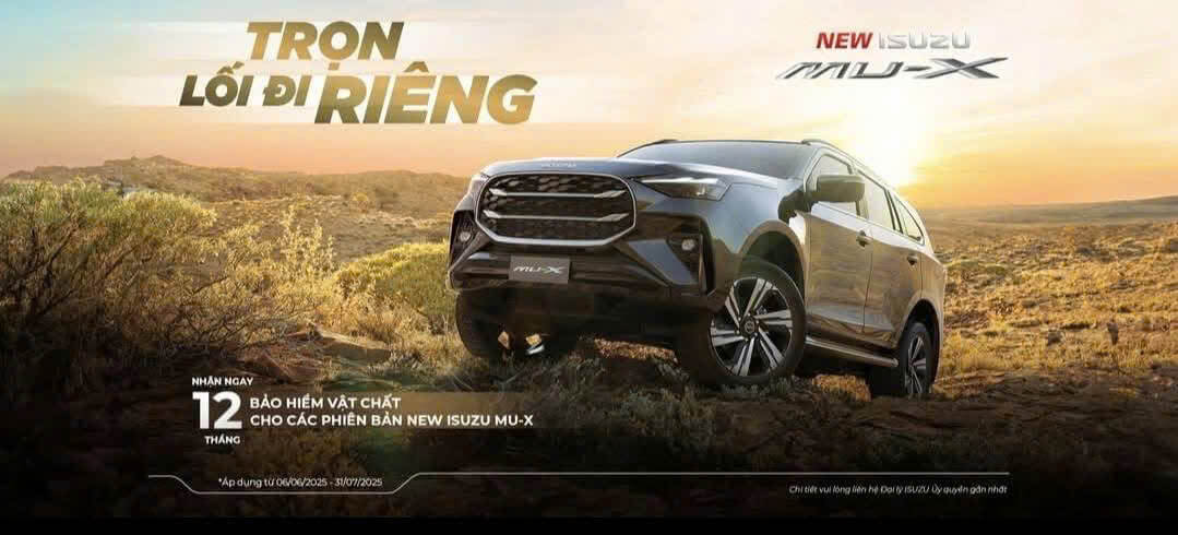 ISUZU_MUX_TẶNG_BẢO HIỂM_VẬT_CHẤT_XE