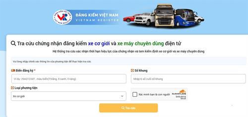 HƯỚNG DẪN CÁC TRA CỨU GIẤY CHỨNG NHẬN ĐĂNG KIỂM NGÀY 1/3/2026